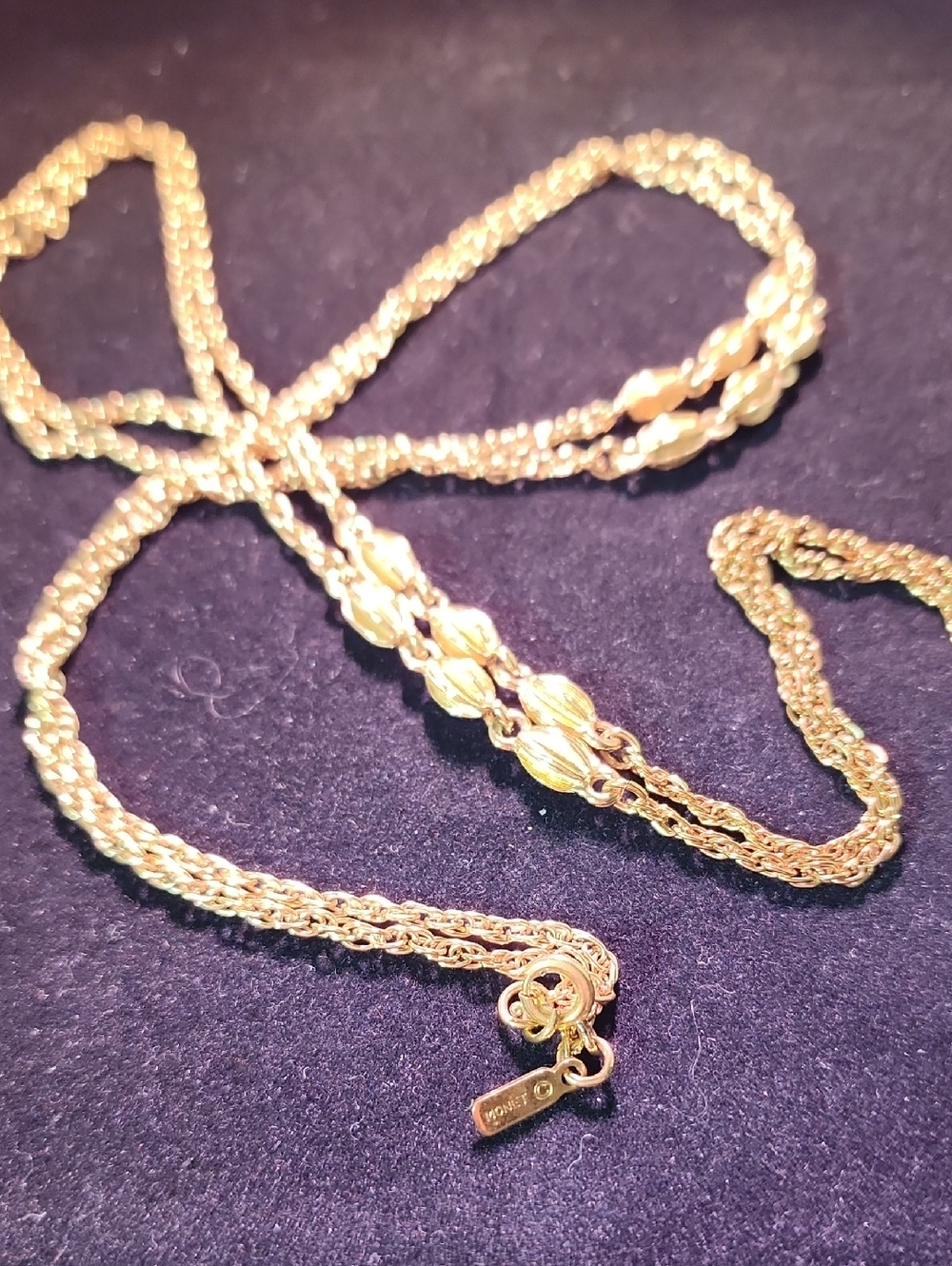 Gold Tone MONET Women’s Necklace
